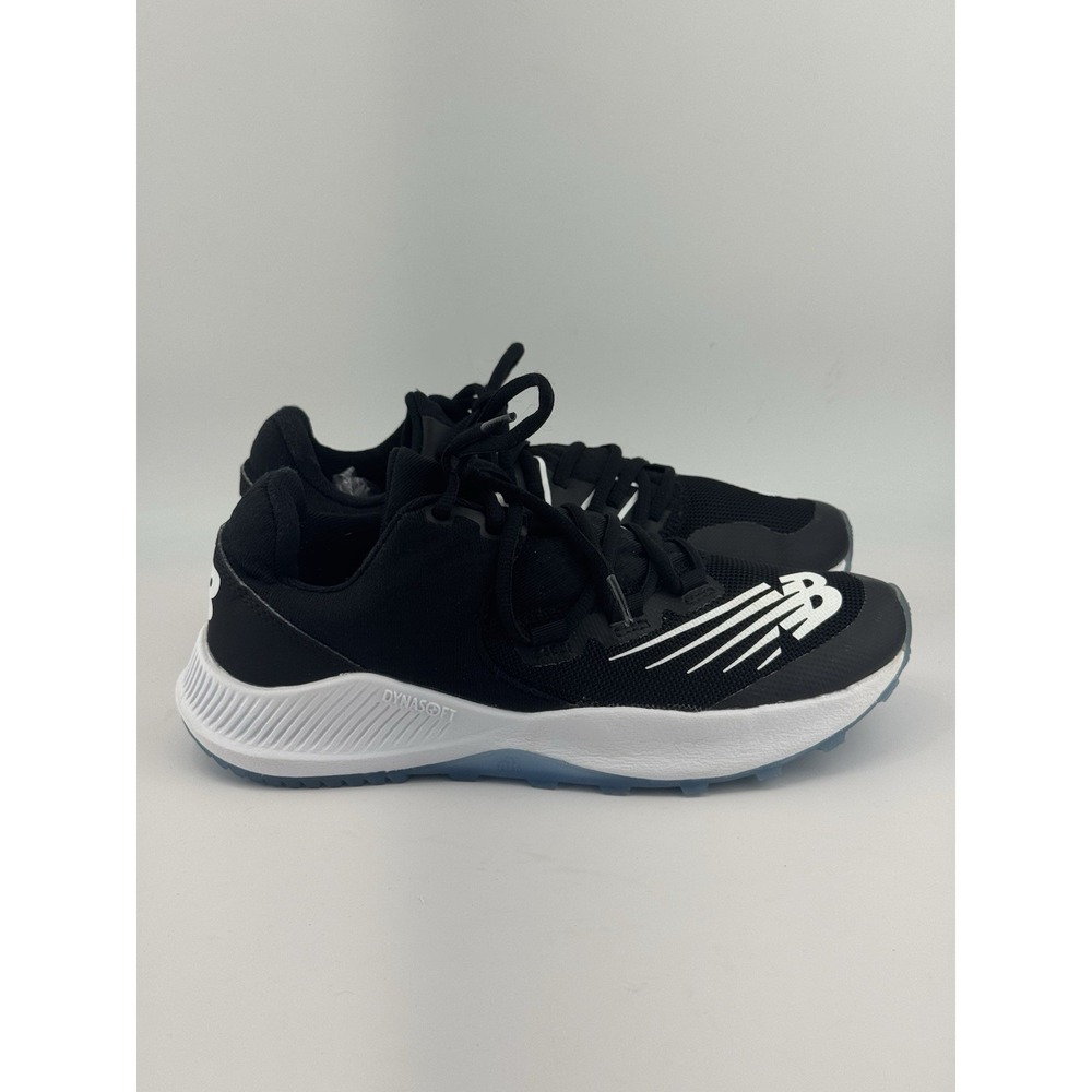 New Balance 4040v6 Turf Baseball Shoes Youth Boys Size 5 Black White TY4040K6